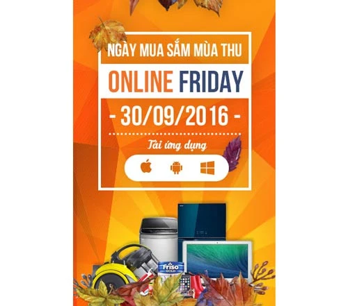 68.200 sản phẩm khuyến mãi trong Online Friday