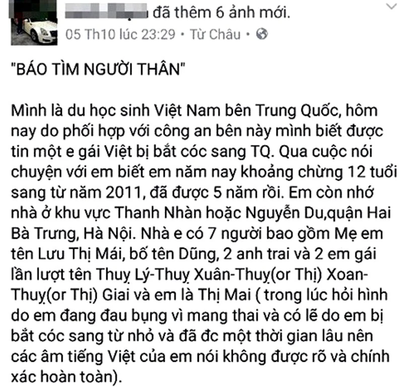 Làm rõ việc một bé gái bị bán và có thai khi mới 12 tuổi