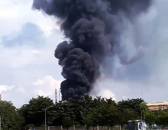 Cháy lớn tại Công ty TNHH Vedan Việt Nam