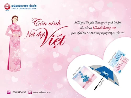 20-10 cùng SCB tôn vinh nét Việt