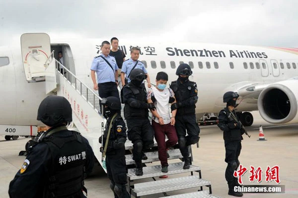 Chiến dịch “Săn cáo 2016” ở Trung Quốc: 634 tội phạm lẩn trốn ở nước ngoài sa lưới