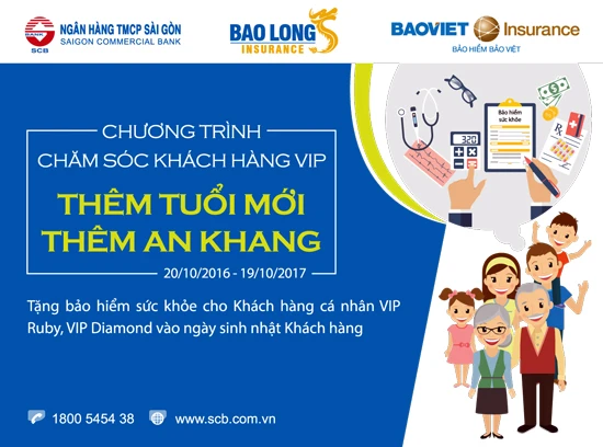 Thêm tuổi mới - thêm an khang cùng SCB