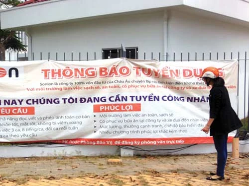 Bình Dương cần khoảng 20.000 lao động dịp cuối năm