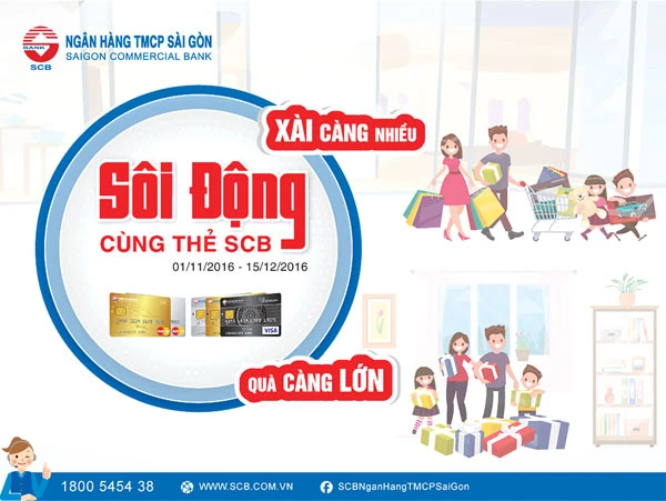 Sôi động cuối năm cùng thẻ SCB