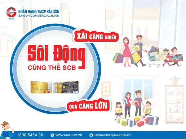 Sôi động cuối năm cùng thẻ SCB