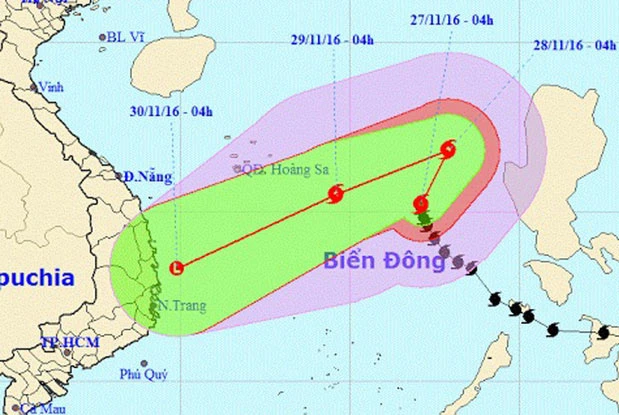 Bão số 9 rất nguy hiểm và phức tạp