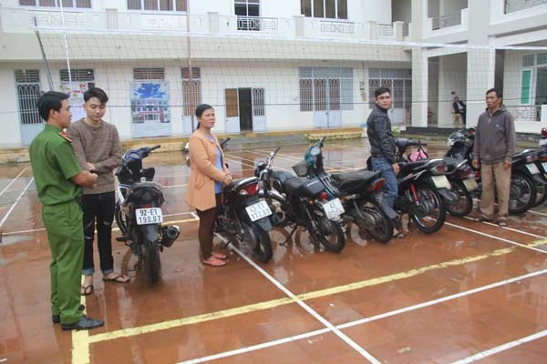 Phá đường dây trộm cắp xe máy ở Đà Nẵng