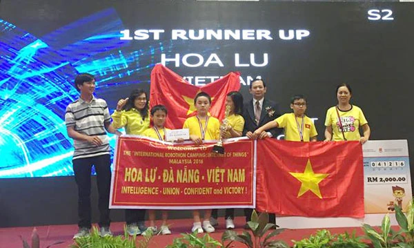 Học sinh Đà Nẵng giành 2 giải nhất Robothon quốc tế