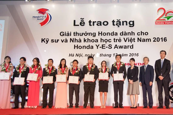 Honda Việt Nam tôn vinh kỹ sư và nhà khoa học trẻ Việt Nam