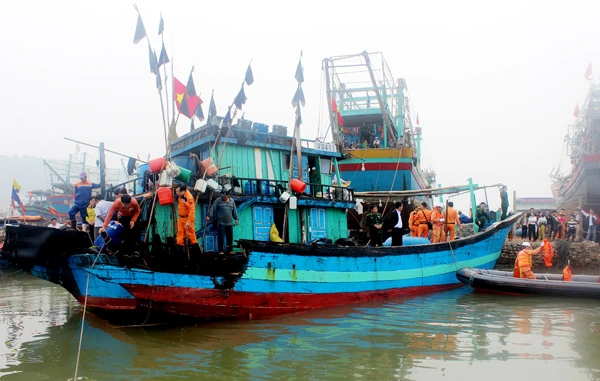 Truy tìm tàu cá tông tàu bạn rồi bỏ chạy