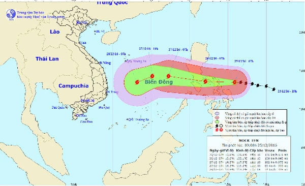 Các tỉnh Trung bộ xuất hiện một đợt mưa lớn trên diện rộng