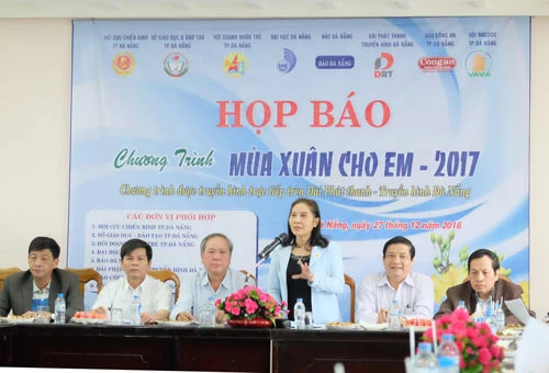 Họp báo chương trình “Mùa xuân cho em” năm 2017