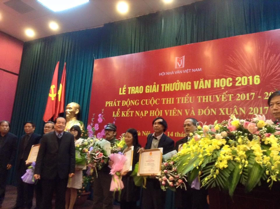 7 tác phẩm được trao giải thưởng Hội Nhà văn Việt Nam 2016
