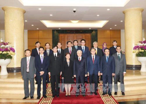 Tổng Bí thư Nguyễn Phú Trọng tiếp Trưởng cơ quan đại diện ngoại giao các nước ASEAN