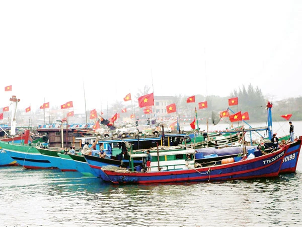 Làng chài rực rỡ đón gió xuân