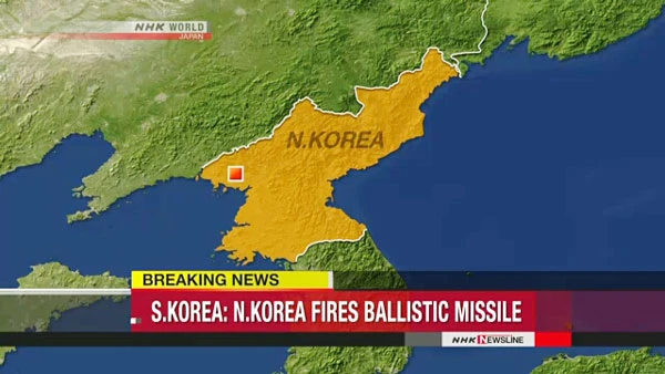 Triều Tiên thử tên lửa đạn đạo