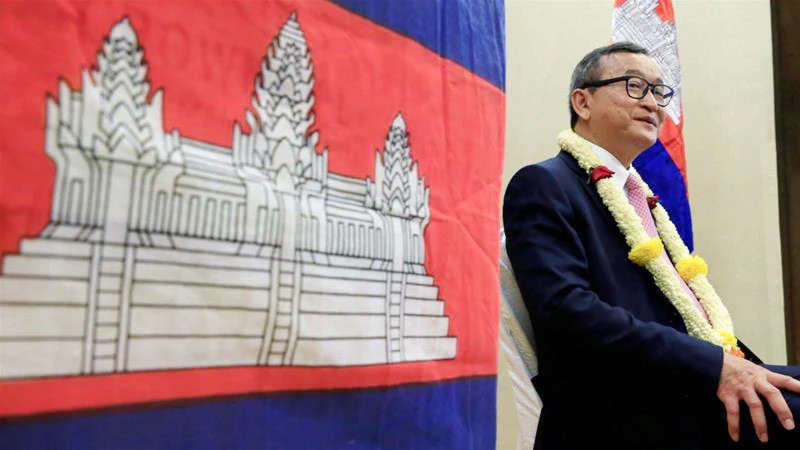 Ông Sam Rainsy đề nghị để vợ mình làm Chủ tịch đảng CNRP