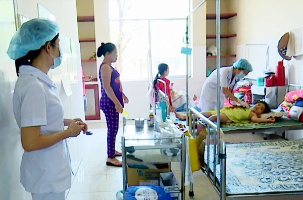 Trẻ bệnh thủy đậu tại huyện Tam Nông tăng đột biến