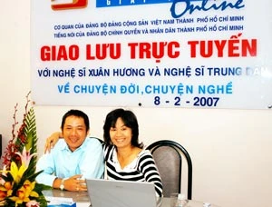 Nội dung cuộc giao lưu trực tuyến với NS Xuân Hương và NS Trung Dân