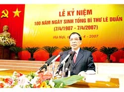 Đồng chí Lê Duẩn – người học trò lỗi lạc của Chủ tịch Hồ Chí Minh, một tư duy sáng tạo lớn của cách mạng Việt Nam