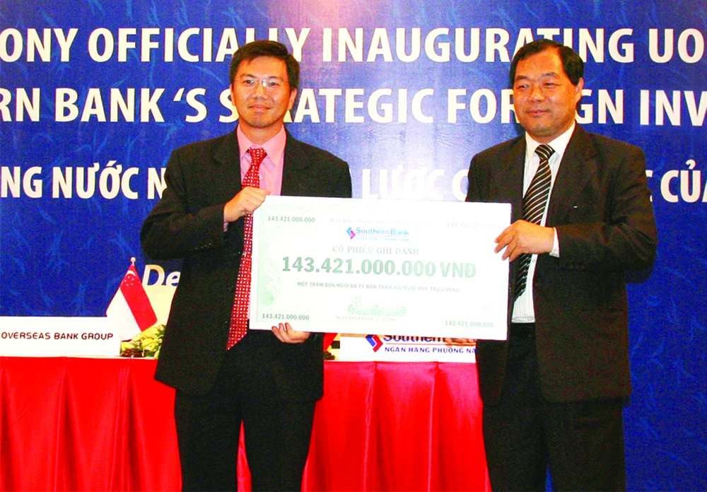 UOB chính thức là cổ đông nước ngoài của Southern Bank