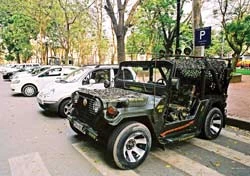 Jeep “chiến” Hà thành
