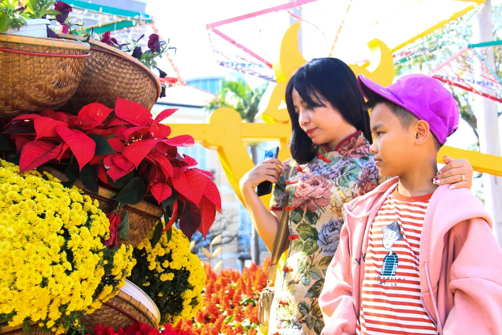 Đường hoa xuân Đà Nẵng những ngày tết ảnh 6 Đường hoa xuân Đà Nẵng những ngày tết ảnh 6