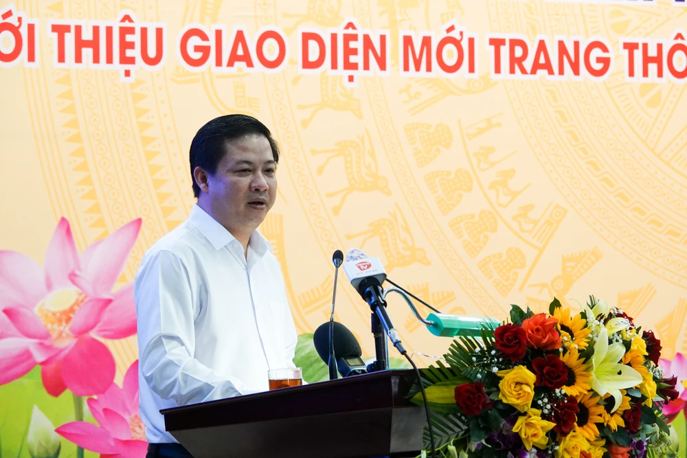 Ông Lương Nguyễn Minh Triết, Phó Bí thư Thường trực Thành ủy Đà Nẵng phát biểu chỉ đạo