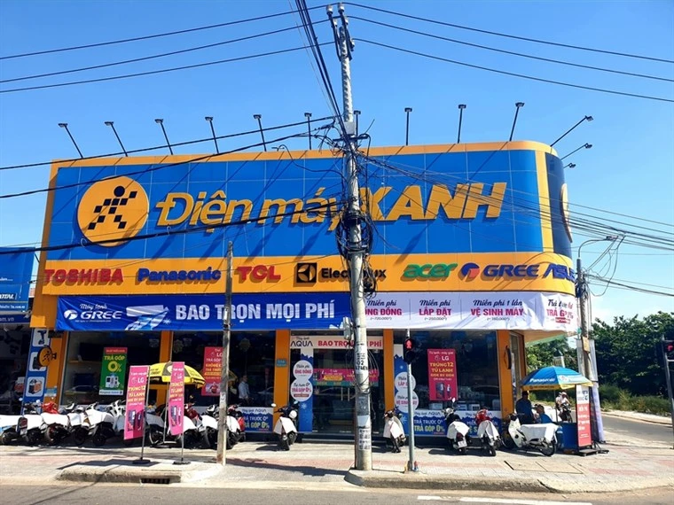 Siêu thị Điện máy Xanh trên đường Tôn Đức Thắng (quận Liên Chiểu, TP Đà Nẵng)