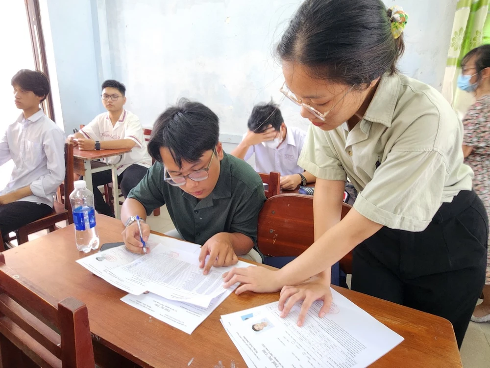 Một điểm thi tại kỳ thi tốt nghiệp THPT năm 2023 Đà Nẵng