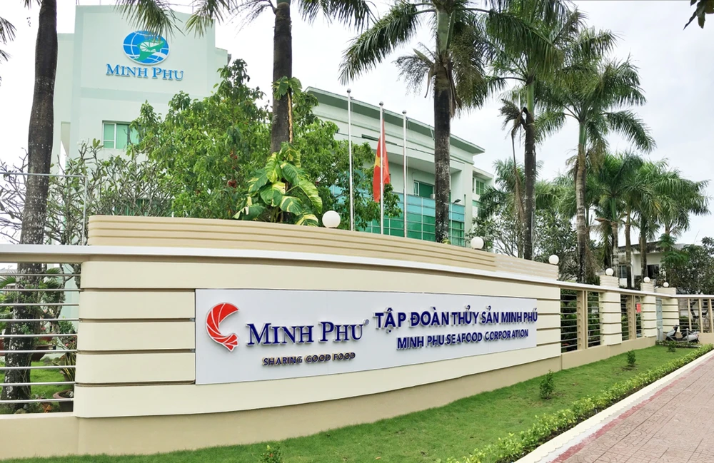 Một góc Công ty cổ phần tập đoàn thủy sản Minh Phú hôm nay