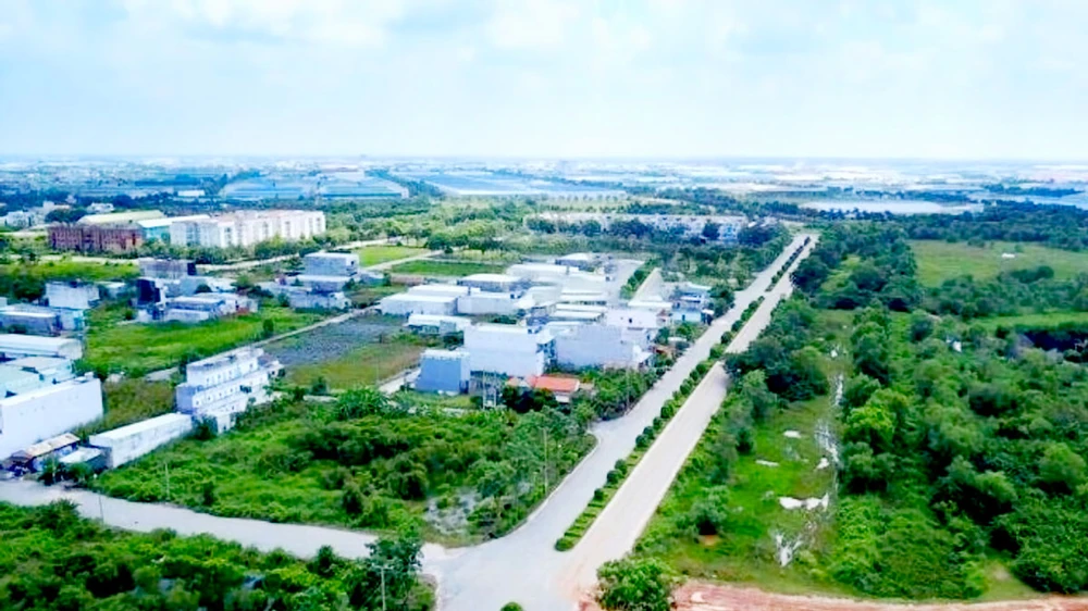 Một góc khu đất được TPHCM đề xuất quy hoạch KCN mới tại huyện Bình Chánh