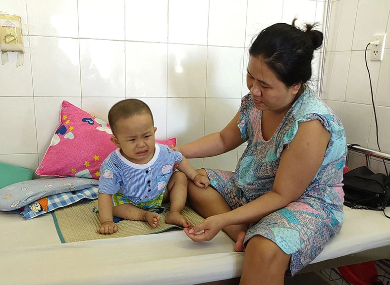 Cháu Nguyễn Tuấn Kiệt bị mắc bệnh ung thư máu cần sự giúp đỡ