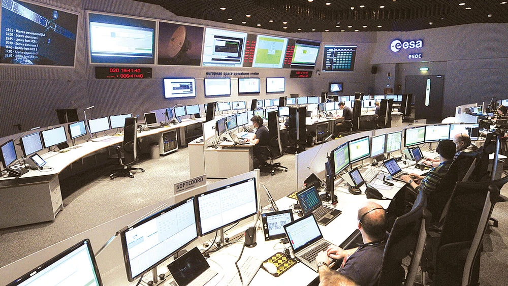 Trung tâm kiểm soát của ESA tại châu Âu