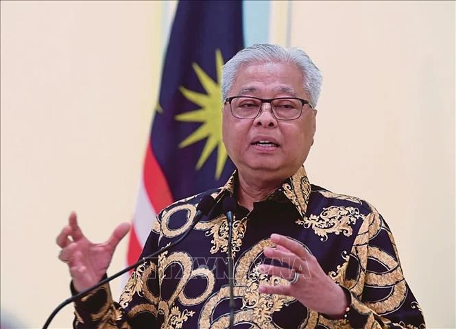 Ông Ismail Sabri Yaakob được Quốc vương Malaysia Al-Sultan Abdullah chỉ định làm Thủ tướng mới, ngày 20-8-2021. Ảnh: NST/TTXVN