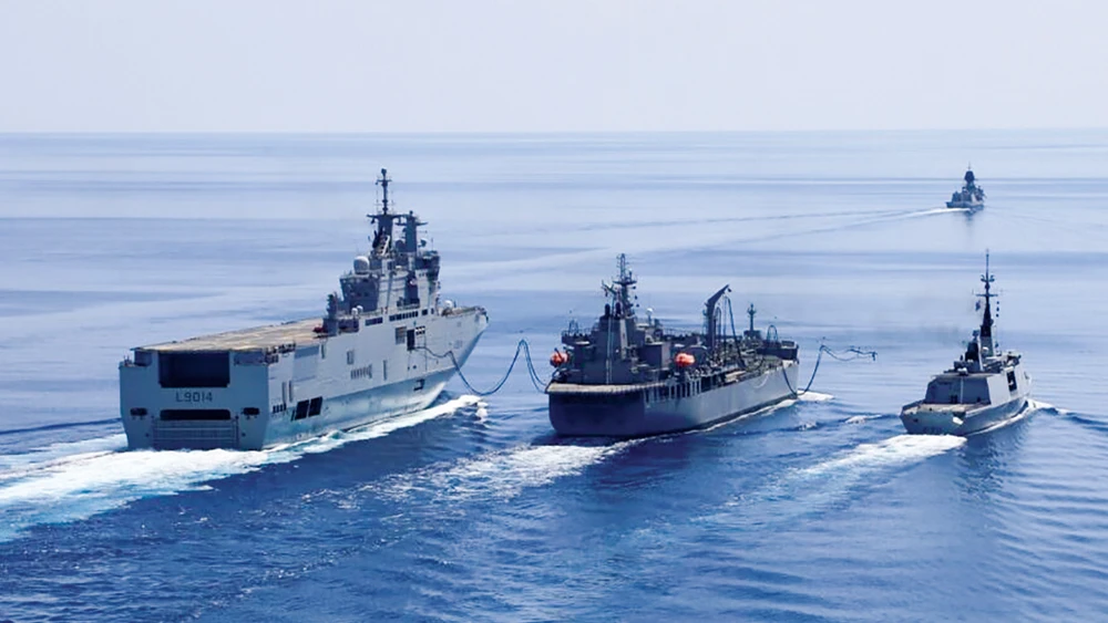 Tàu hải quân Australia và Pháp phối hợp tuần tra trên Biển Đông tháng 4-2021