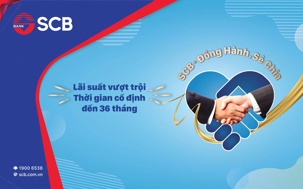 SCB triển khai chương trình “Vay ngay - lãi tốt”: Đồng hành cùng khách hàng