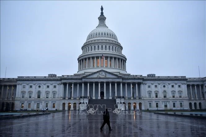 Tòa nhà Quốc hội Mỹ tại Washington DC. Ảnh: AFP/TTXVN