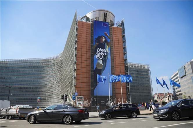 Trụ sở Ủy ban châu Âu tại Brussels, Bỉ, ngày 9-6-2021. Ảnh: THX/TTXVN