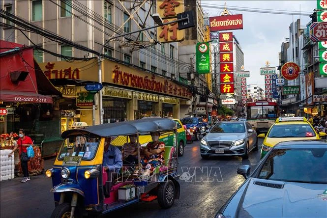Đường phố ở Bangkok, Thái Lan. Ảnh: AFP/TTXVN