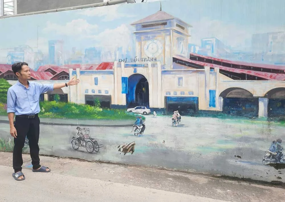 Tường cũ thành tác phẩm tranh đường phố | BÁO SÀI GÒN GIẢI PHÓNG