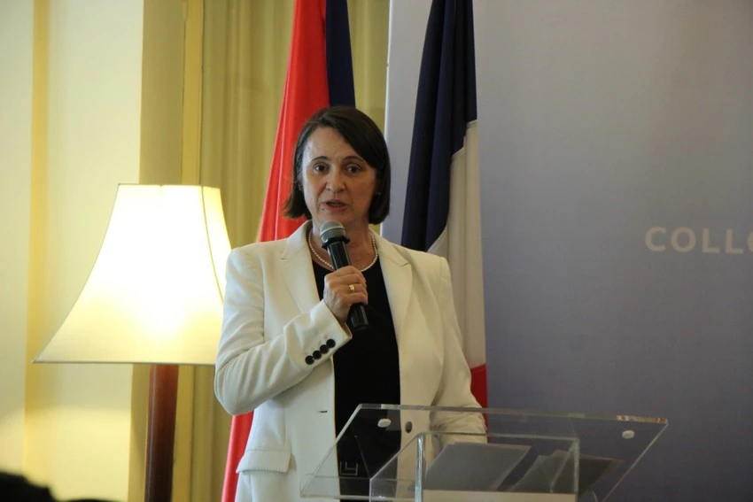 Bà Emmanuelle Pavillon-Grosser, Tổng lãnh sự Pháp tại TPHCM. Ảnh: DƯƠNG HOÀNG
