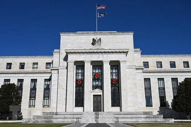 Trụ sở Ngân hàng Dự trữ Liên bang Mỹ tại Washington, DC. Ảnh: AFP/TTXVN