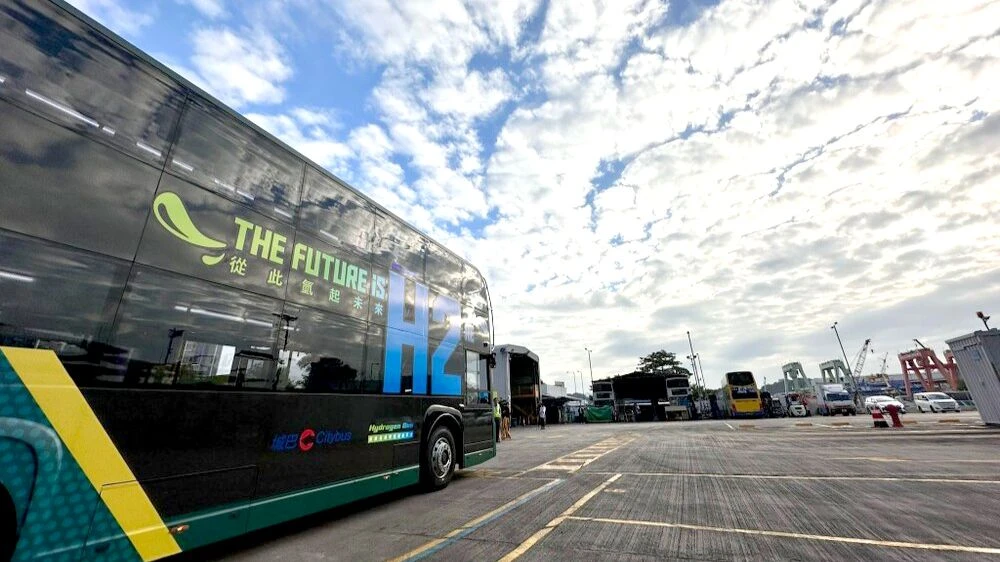 Xe buýt chạy bằng năng lượng hydro của Hồng Công (Trung Quốc)