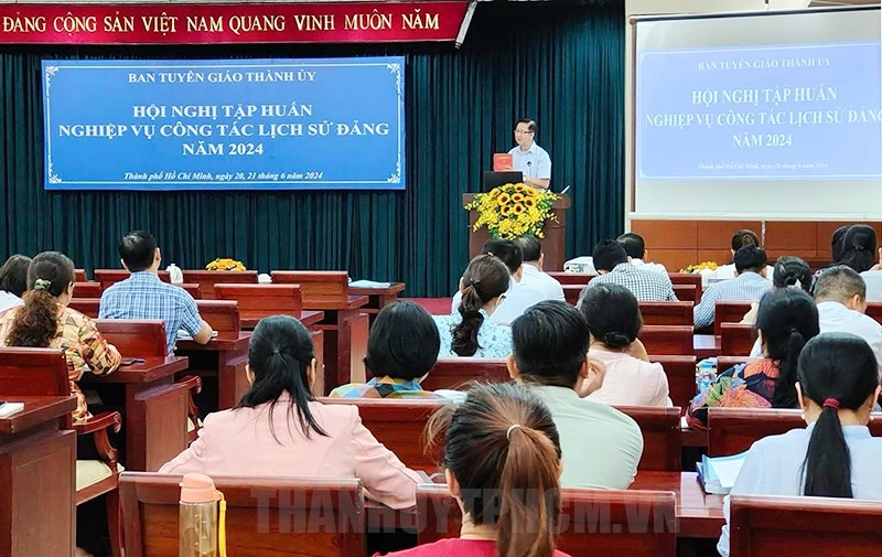 Các đại biểu tham dự hội nghị tập huấn. Ảnh: thanhuytphcm