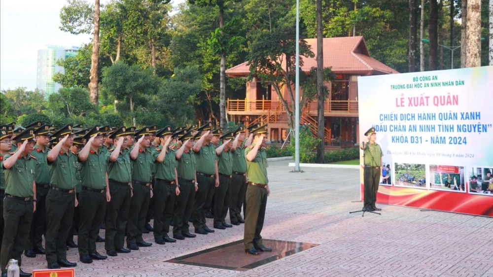 Lễ xuất quân chiến dịch hành quân xanh