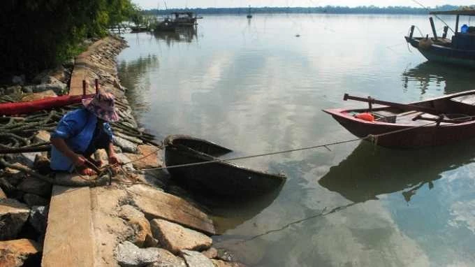 Một góc cụm dân cư Hòa Lam, xã Hưng Hòa, thành phố Vinh. Ảnh: HỒ VĂN NGỢI