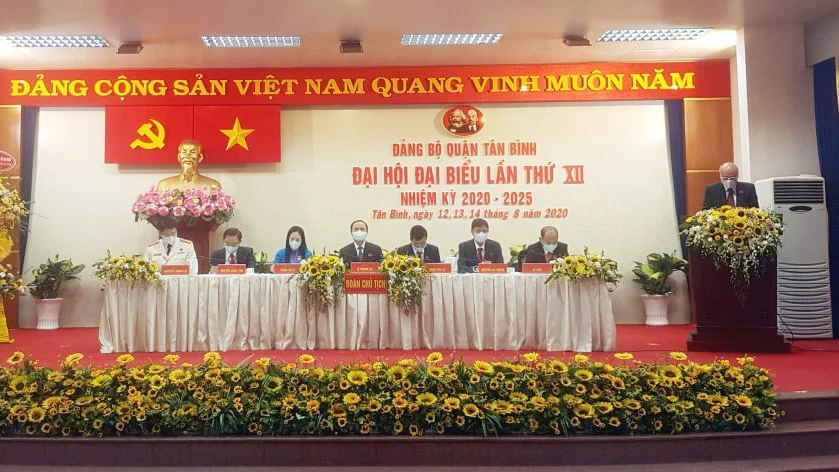 Đồng chí Phan Nguyễn Như Khuê phát biểu chỉ đạo đại hội. Ảnh: HOÀI NAM