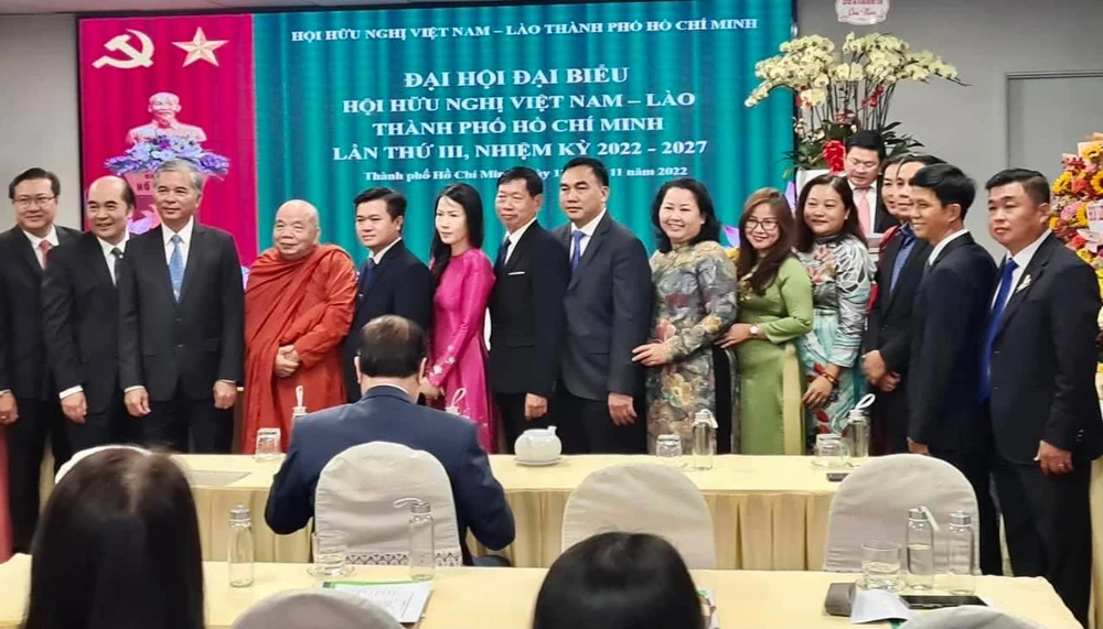 Ban Chấp hành Hội Hữu nghị Việt Nam - Lào TPHCM nhiệm kỳ 2022-2027 ra mắt đại hội