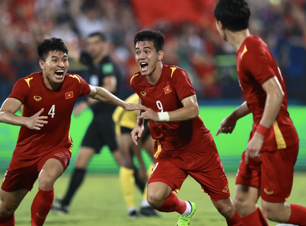 Tiến Linh là người đã ghi bàn mở điểm cho U23 Việt Nam. Ảnh: DŨNG PHƯƠNG